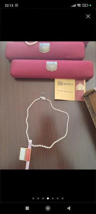 Collar perlas Majorica 40 X 4