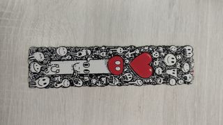 Marcapáginas corazones