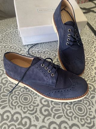 Zapato azul para niño nuevo comunion niño
