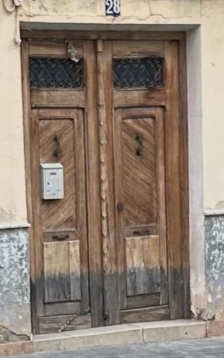 Puerta antigua doble hoja