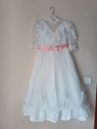 Vestido de comunión  de encaje