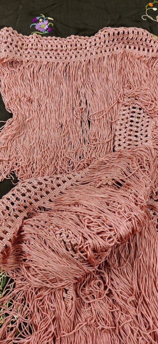 Fleco rosa para mantoncillo