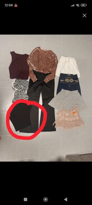 Lote ropa 12 prendas