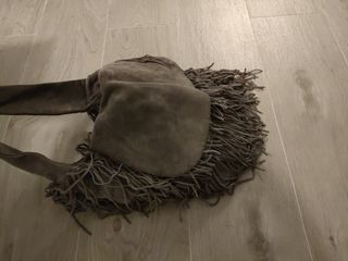 Bolso Zara ante flecos