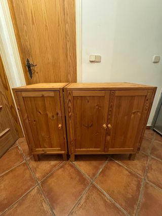 Armarios bajos de pino
