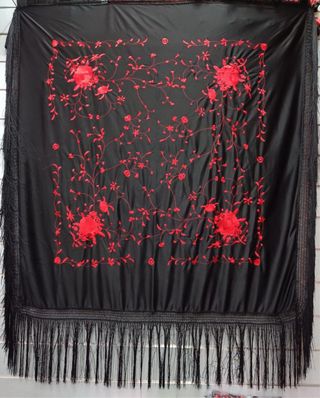 Mantones manila Cuadrados grandes en 11 colores