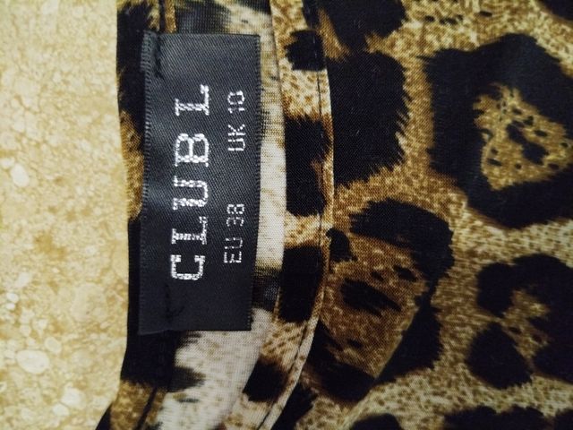 Vestido mujer de verano de leopardo 