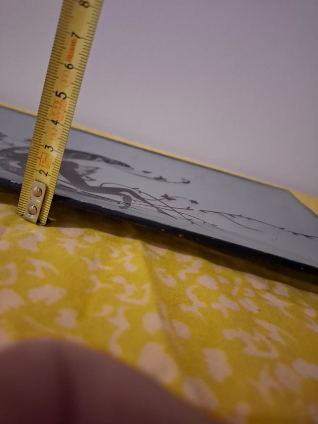 Bandeja cristal decorada