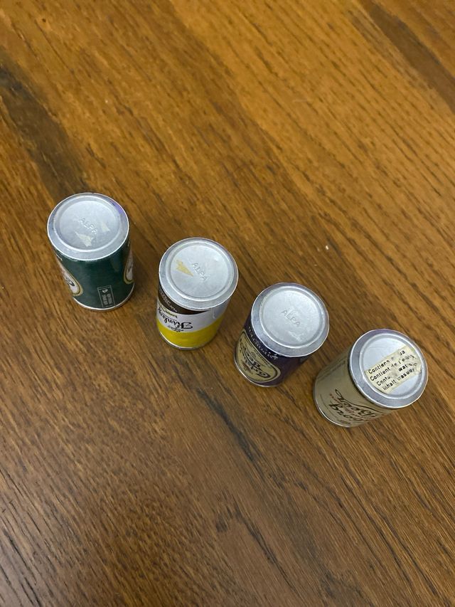 Mini lattine anni 80 