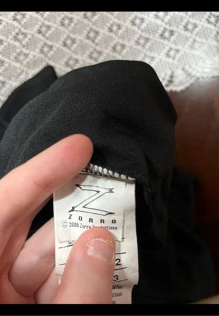 Vestito zorro bambino