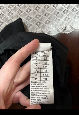 Vestito zorro bambino