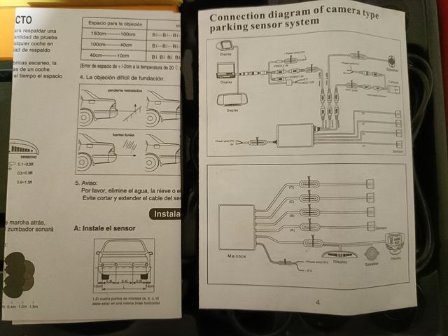 Sensor de aparcamiento universal