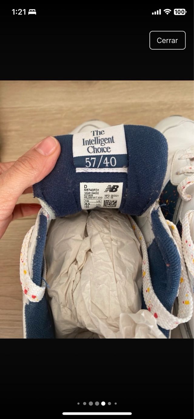 Zapatillas New Balance 57/40 Talla 44