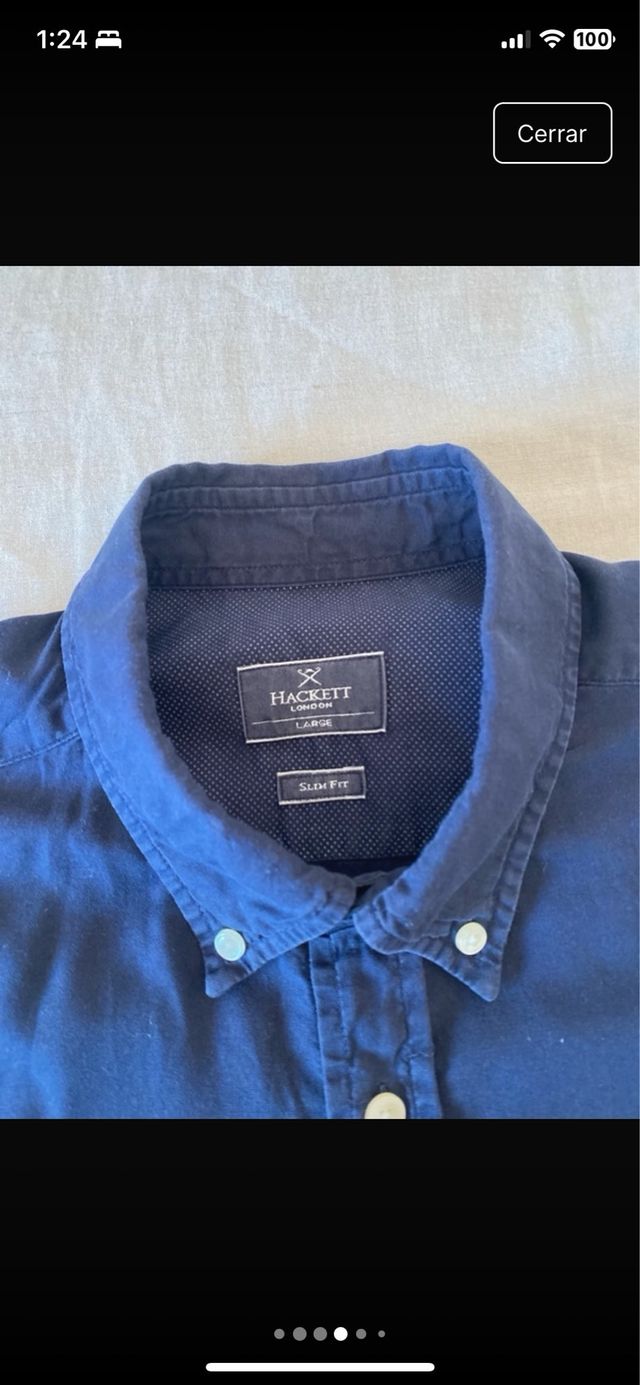 Camisa azul de Hackett talla L