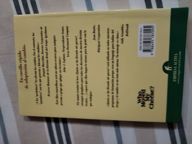 ¿Quién se ha llevado mi queso?: Cómo adaptarnos en un mundo en constante cambio (Spanish Edition)