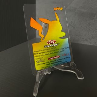 Pikachu 025 Carta Lamincard