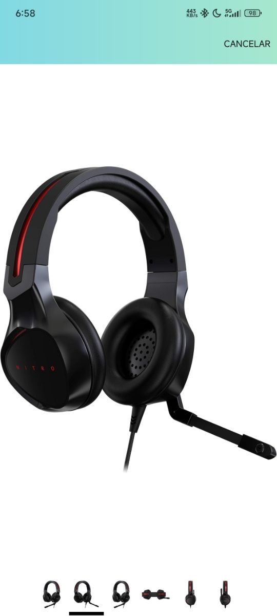 Cuffie Acer Nitro Gaming NHW820 SIGILLATE