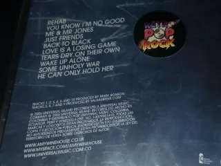 Amy Winehouse back to black Cd Colombia rare jazz