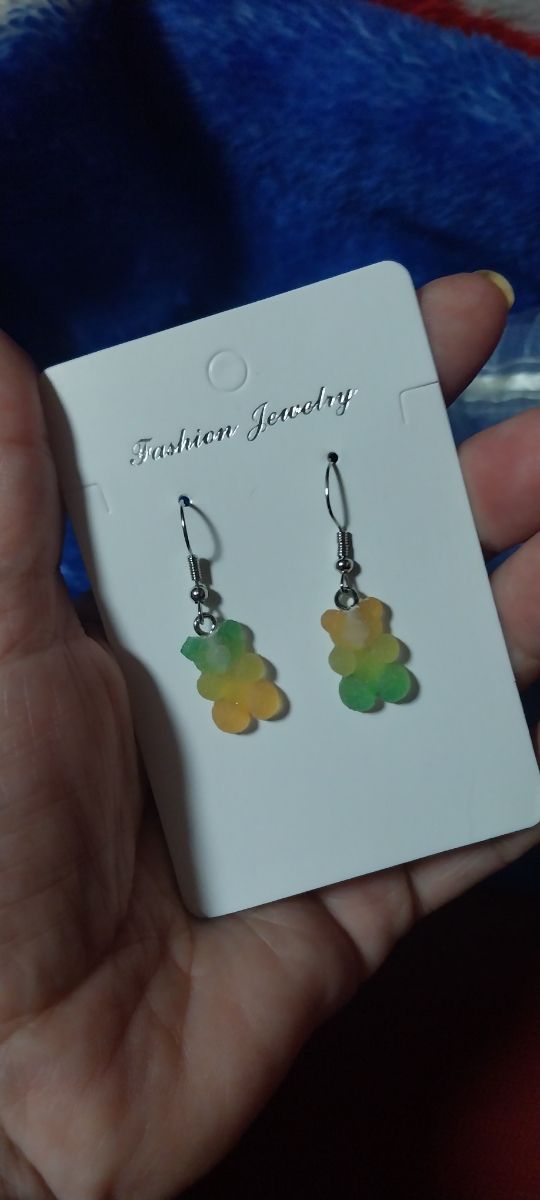 Pendientes osito gominola