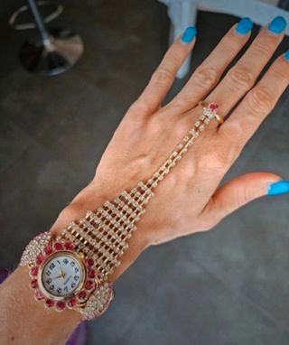 Orologio bracciale con anello