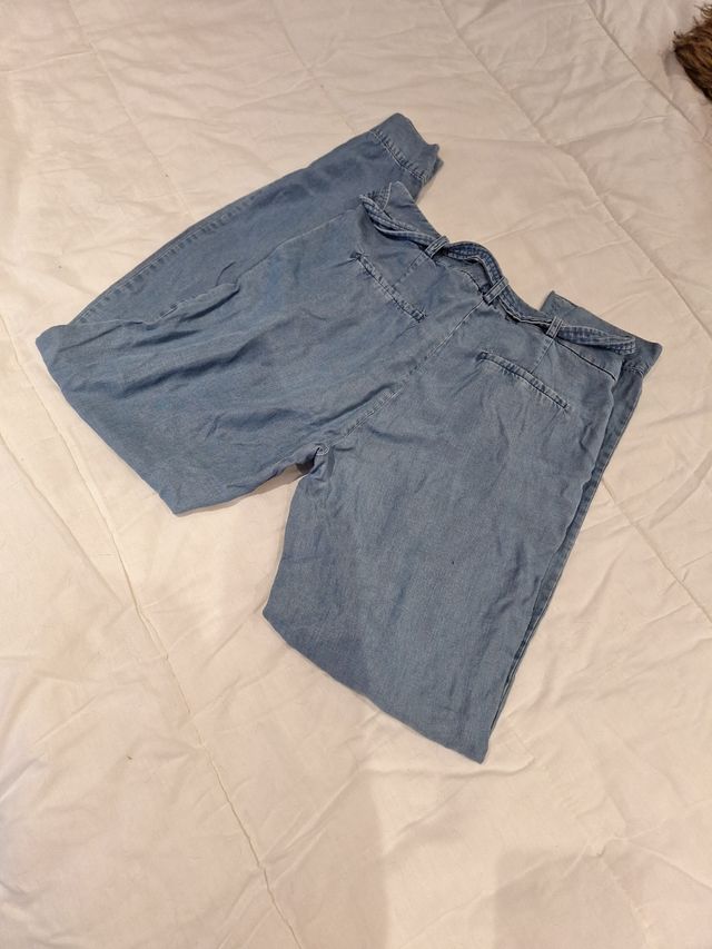 Pantalon tejano fluido