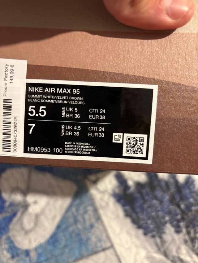 Nike Air Max 95 Unearthed // Talla 38