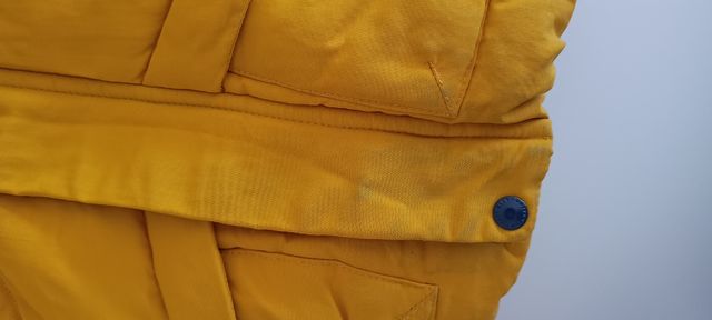 Piumino giallo taglia 80 per bambini