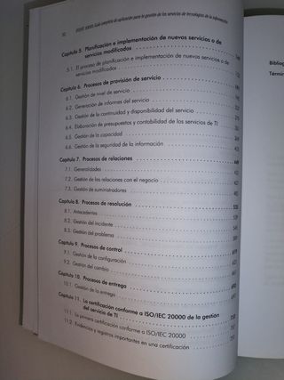 Libro ISO/IEC 20000, Guía para la gestión TIC