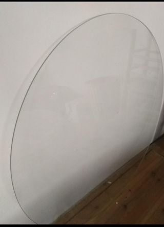 Cristal redondo de mesa 105