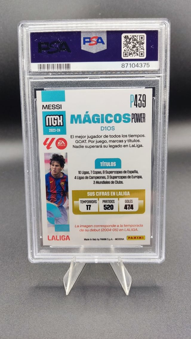 Messi Megacracks mágicos Power PSA 9
