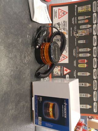 Luz rotativa super slim