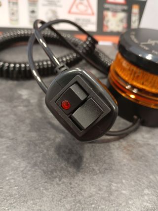 Luz rotativa super slim