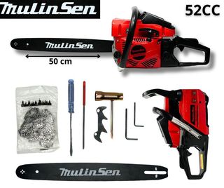 MOTOSEGA MULINSEN 52CC A 2 TEMPI CON ACCESSORI