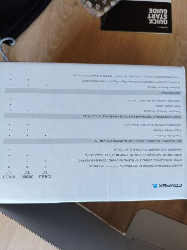 Compex Corebelt 3.0 abdominales