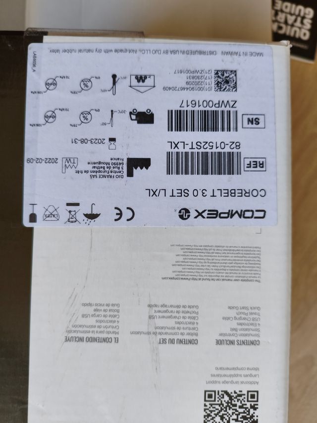 Compex Corebelt 3.0 abdominales