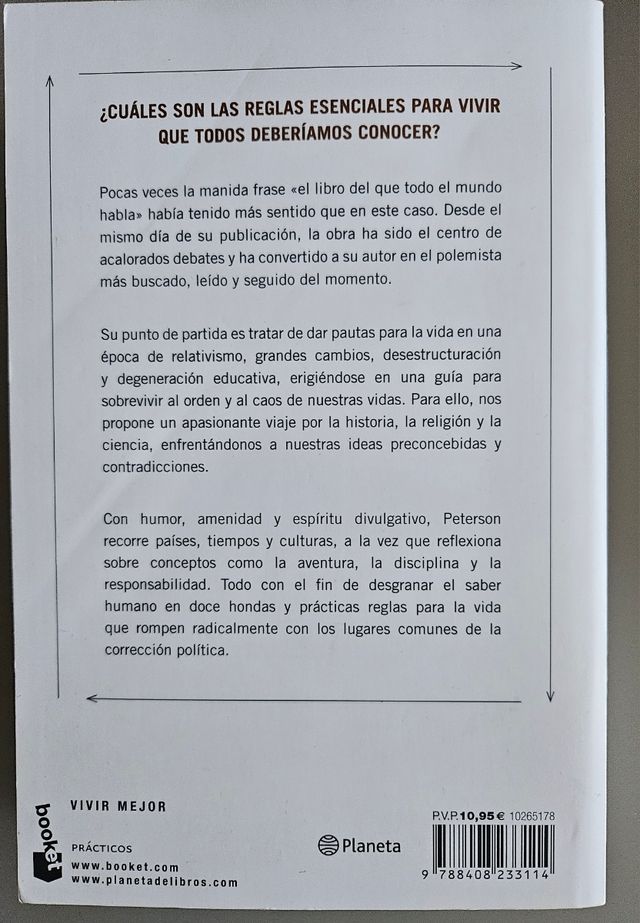 12 reglas para vivir: Un antídoto al caos