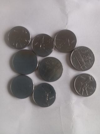 Monete italia 50-100 lire 1990-95