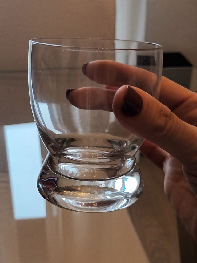 Set 6 bicchieri vetro nuovi