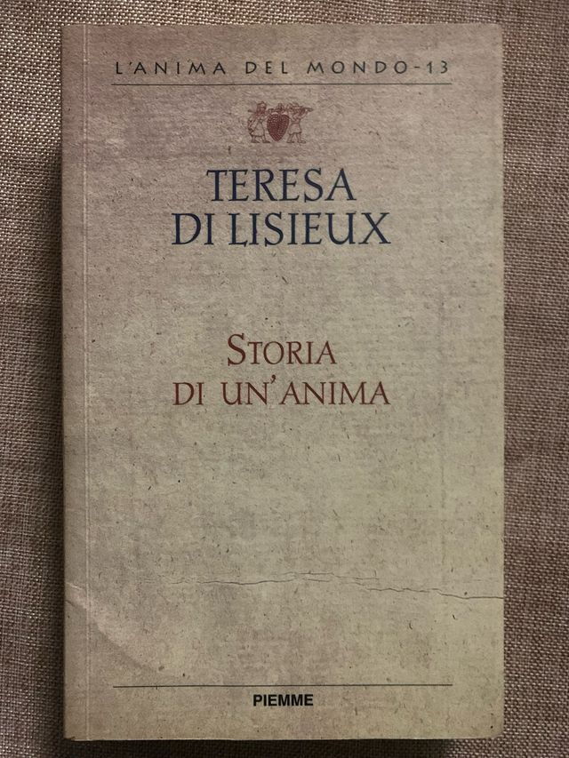 Libro Storia di un’Anima  Teresa Di Lisieux