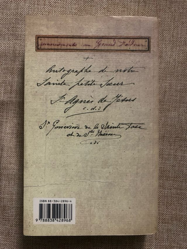 Libro Storia di un’Anima  Teresa Di Lisieux