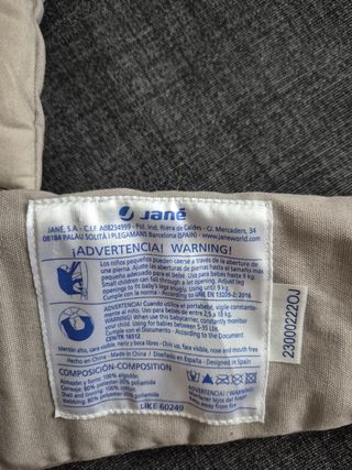 Mochila bebe