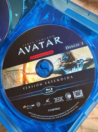 Avatar version extendida blu ray