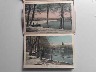18 Postales antiguas de Puigcerdà,Paisajes Nevados