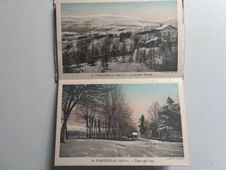 18 Postales antiguas de Puigcerdà,Paisajes Nevados
