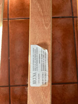 Cuna de madera de MICUNA