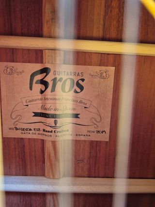 Guitarra Bros Buleria Especial y funda