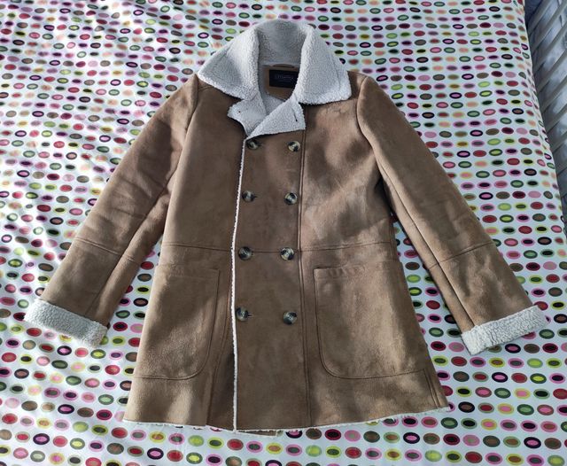 Abrigo marrón borreguito Eleven Paris