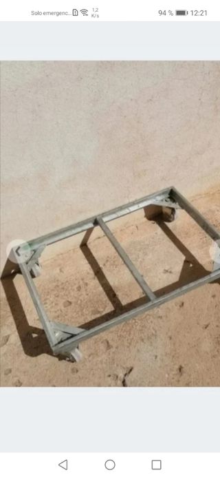 Plataforma con ruedas sin tapa