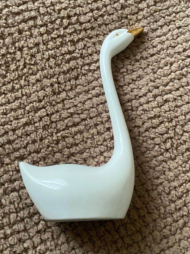 Figura porcelana cisne