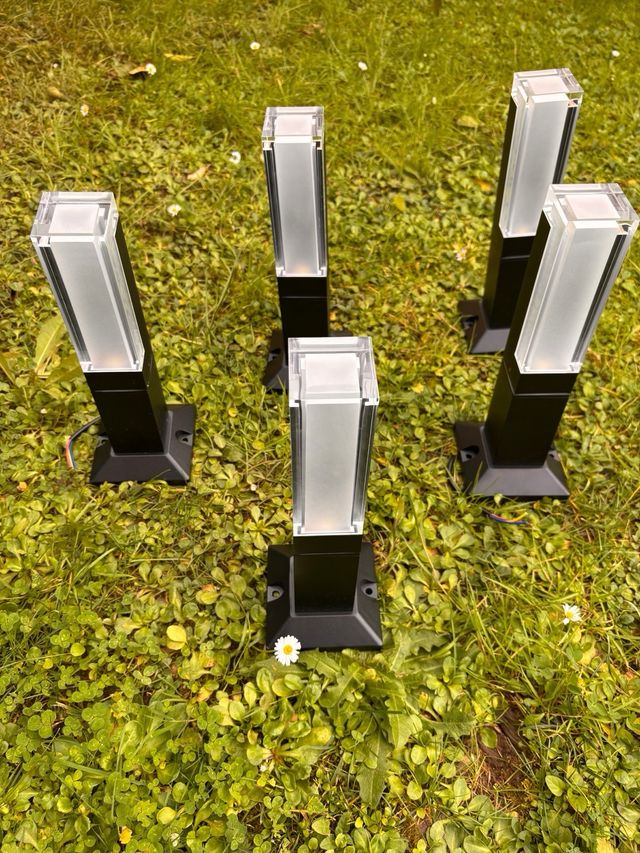 Luz de cesped impermeable.